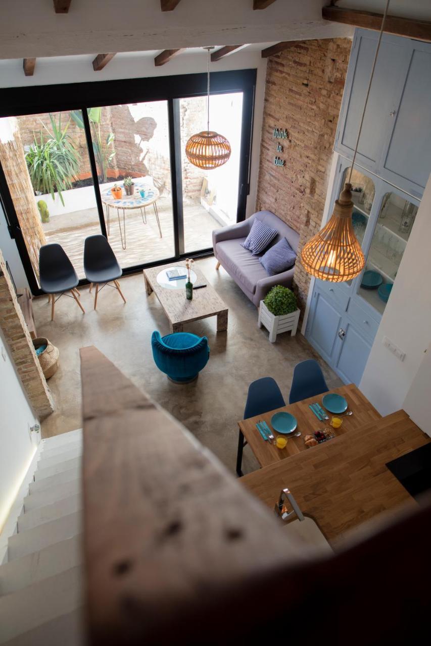 Florit Flats - Charming Apartment With Interior Terrace In Cabanyal Near The Beach Valencia Kültér fotó