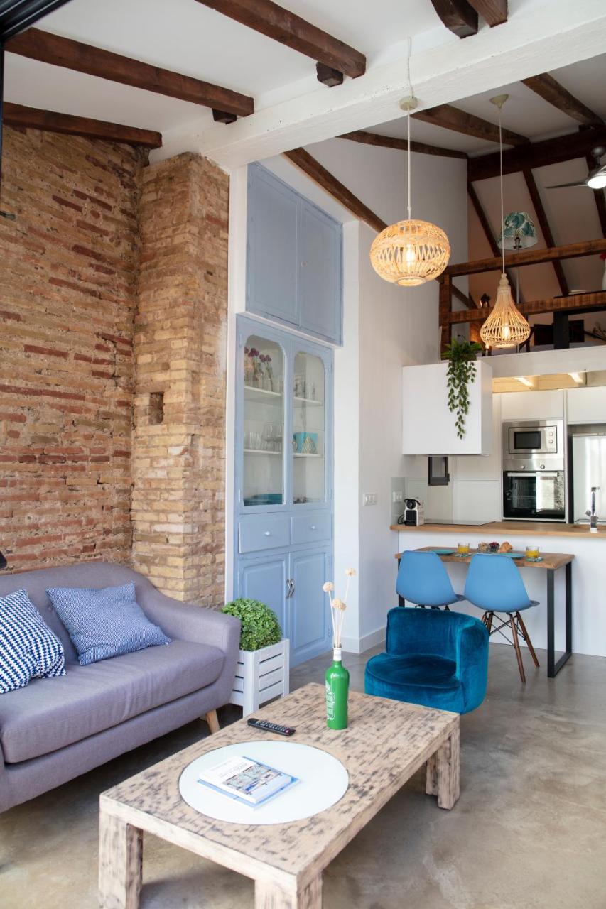 Florit Flats - Charming Apartment With Interior Terrace In Cabanyal Near The Beach Valencia Kültér fotó